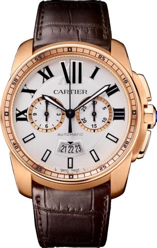 cartier calibre chronograph replica|cartier chronograph automatic.